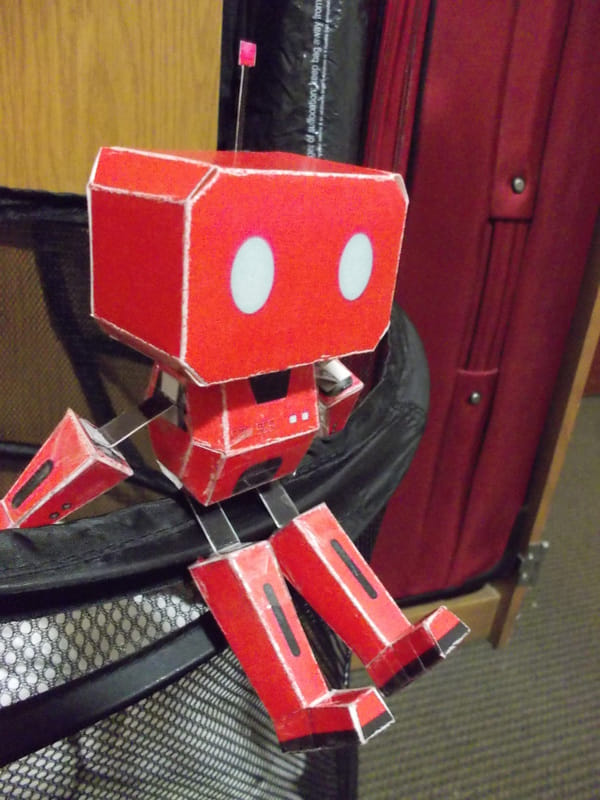 Paper Robot Action Figure